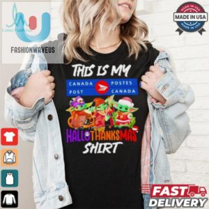 Funny Baby Yoda Hallothanksmas Shirt For Sale In Canada fashionwaveus 1 3