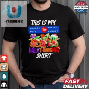 Funny Baby Yoda Hallothanksmas Shirt For Sale In Canada fashionwaveus 1 4