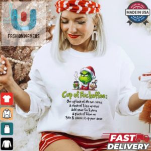 Humorous Grinch Fckoffee Christmas Shirt Unique Grinchmas Tee fashionwaveus 1 2