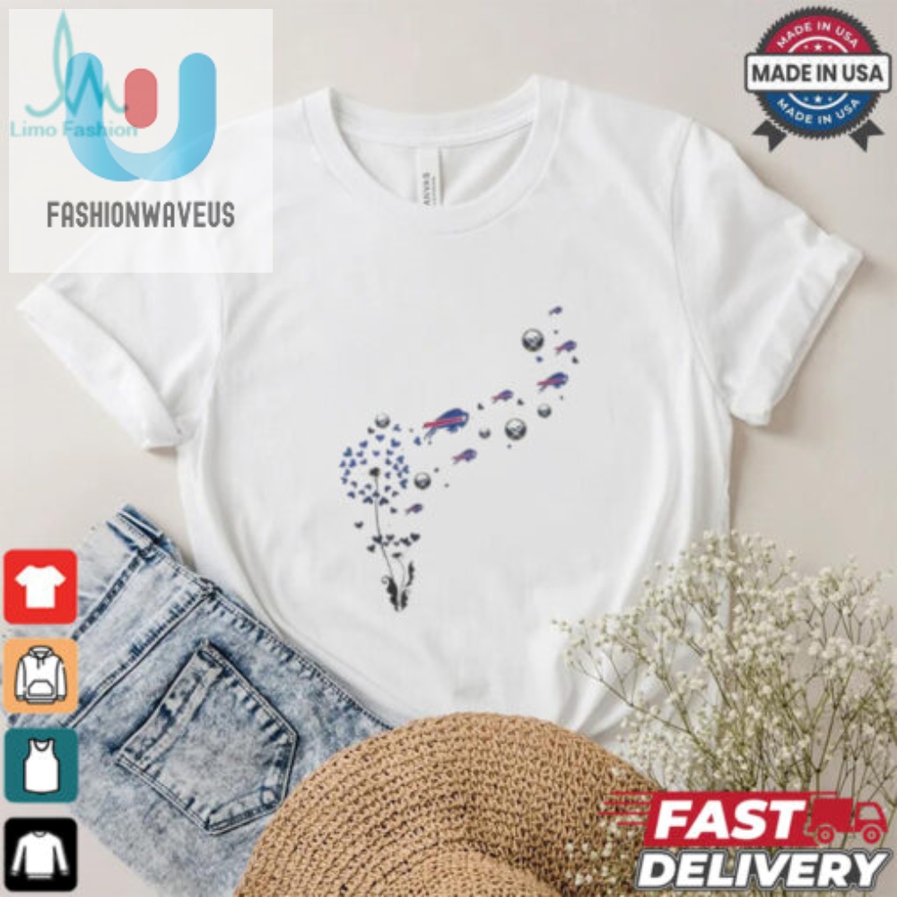 Funny Buffalo Bills  Sabres Floral Dandelion Tee  Unique