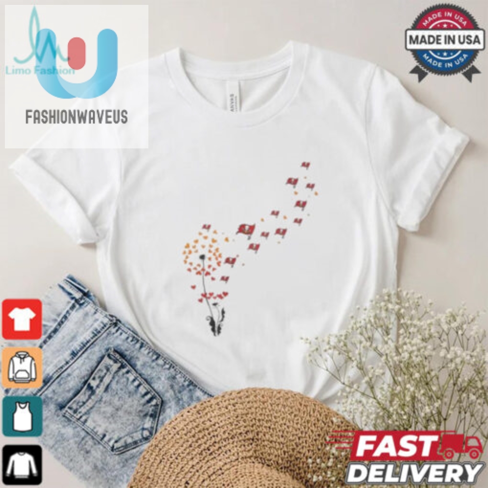 Buccaneers Dandelion Shirt  Blooming With Humor  Team Spirit