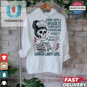 Funny Lunch Lady Halloween Shirt Some Days I Rock It fashionwaveus 1 1