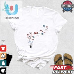 Blooming With Team Spirit Funny Sf Sports Dandelion Tee fashionwaveus 1 3