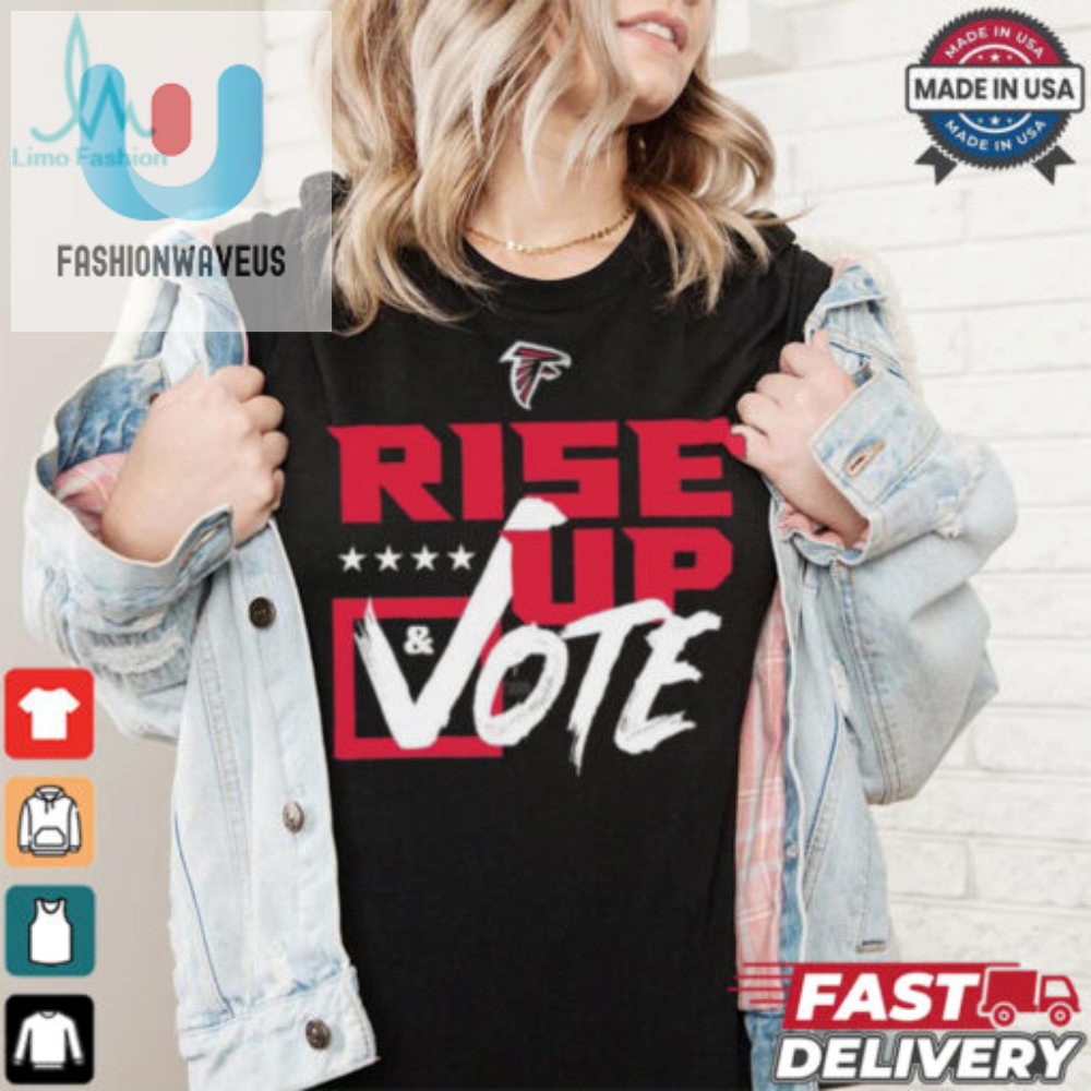 Vote  Rise Atlanta Falcons Fun Election Tee