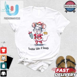 Funny Mouse Santa Snack Shirt Unique Merry Christmas Tee fashionwaveus 1 3