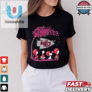 Cheer For Chiefs Laugh In Pink 2024 Peanuts Shirt Sale fashionwaveus 1 2