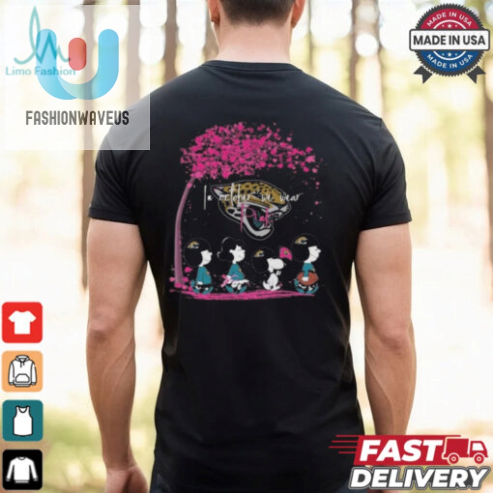 Peanuts Jaguars Pink Shirt October Fun For 2024