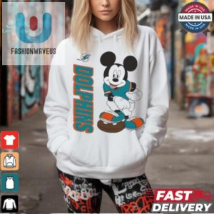 Laugh Out Loud Mickey Mouse Miami Dolphins 2024 Shirt fashionwaveus 1 1