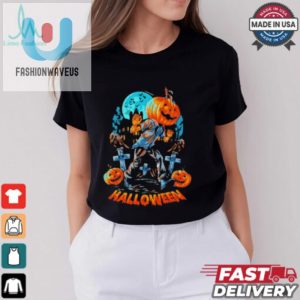 Unleash Laughter Unique Pumpkin Head Shirt For Halloween fashionwaveus 1 2