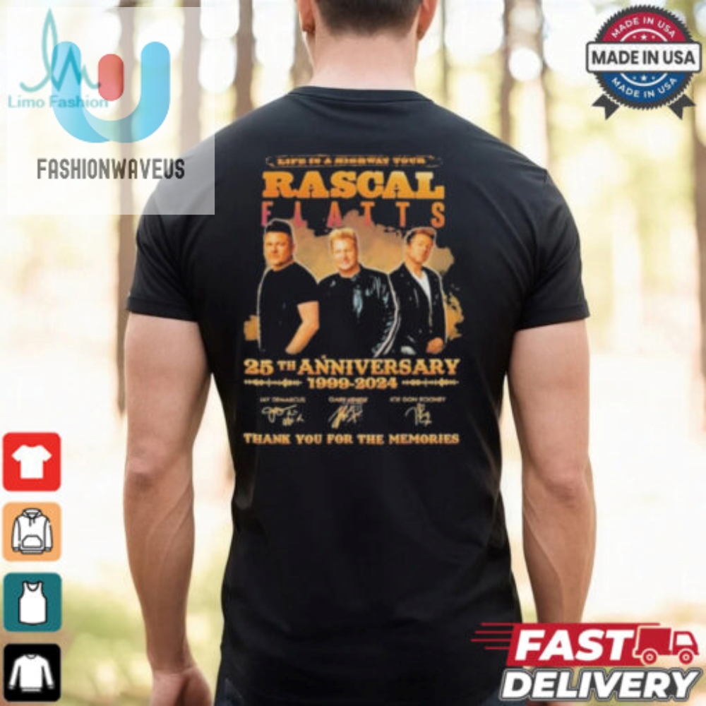 Get Your Kicks Rascal Flatts 25Th Tour Tee  Lol