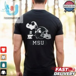 Get A Kick Peanuts X Msu Joe Cool Football Tee fashionwaveus 1 1