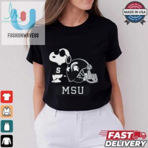 Get A Kick Peanuts X Msu Joe Cool Football Tee fashionwaveus 1 2