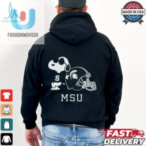 Get A Kick Peanuts X Msu Joe Cool Football Tee fashionwaveus 1 3