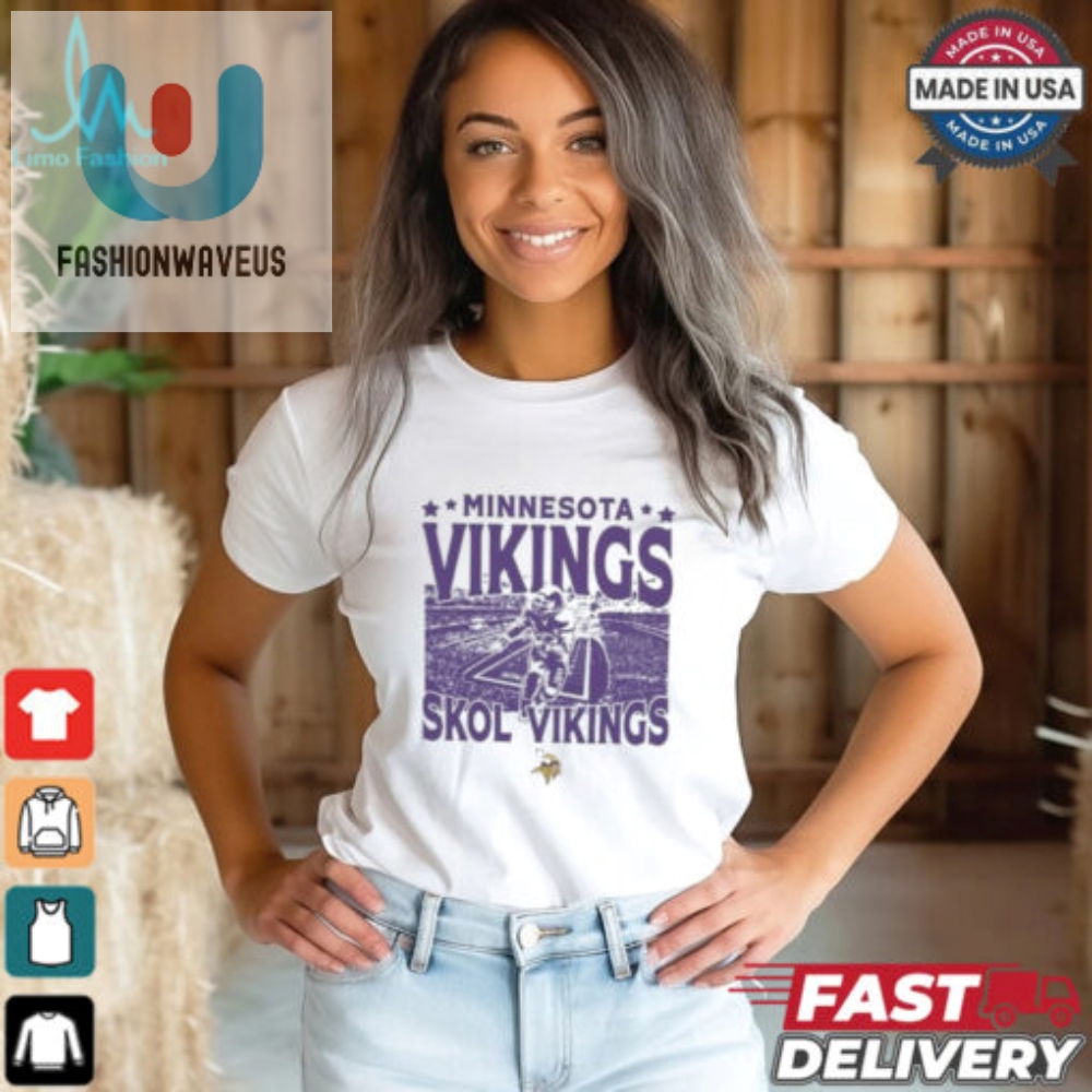 Vintage Vikings Shirt Skol With Style  Smiles