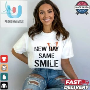 Aja Wilson Tee New Day Same Smile Unique Humor fashionwaveus 1 2