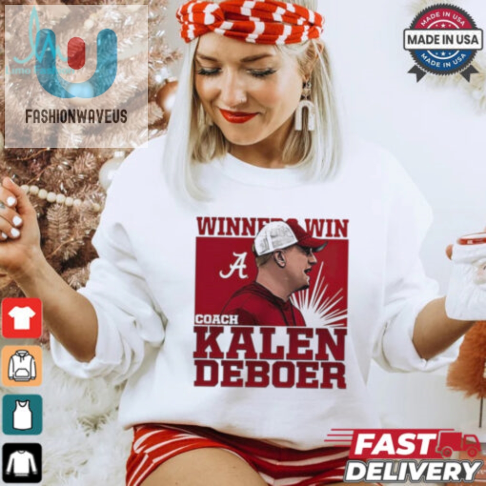 Kalen Deboer Alabama Winner Win T Shirt 