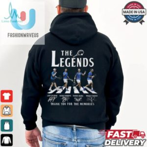 Rafael Nadal Andy Murry Roger Federer Novak Djokovic The Legends Of Tennis T Shirt fashionwaveus 1 1