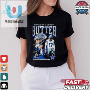 Brandon Aubrey 17 Dallas Cowboys Star Nfl Kicker T Shirts fashionwaveus 1 2