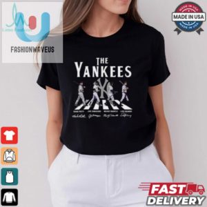 The New York Yankees Baseball Walking Signatures 2024 T Shirt fashionwaveus 1 2