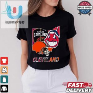 Cleveland Cavaliers Cleveland India And Cleveland Browns Cleveland Logo 2024 T Shirt fashionwaveus 1 2