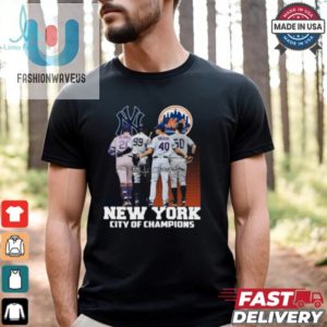 New York City Of Champions New York Yankees And New York Mets Signatures 2024 T Shirt fashionwaveus 1 3