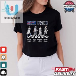 New York Teams Sport Buffalo Bills New York Yankees Walking Signatures 2024 T Shirt fashionwaveus 1 2