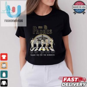 The San Diego Padres 55 Years 1969 2024 Thank You For The Memories Walking Signatures T Shirt fashionwaveus 1 2