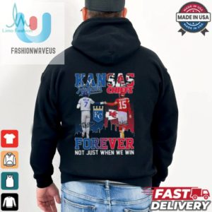 Kansas City Royals Bobby Witt Jr. Kansas City Chiefs Patrick Mahomes Stars Forever Not Just When We Win T Shirt fashionwaveus 1 1