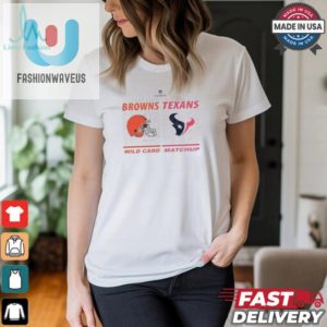 Texans Houston Vs Cleveland Browns Wild Card Matchup T Shirt White fashionwaveus 1 1