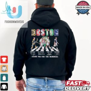 Boston Sports Teams Players Abbey Road Thank You For The Memories Signatures Shirt fashionwaveus 1 1