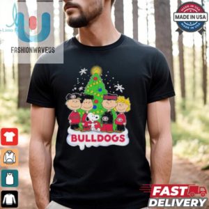 Peanuts Characters X Georgia Bulldogs Christmas Shirt fashionwaveus 1 3