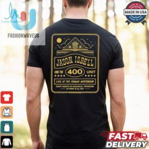 Jason Isbell 400 Unit Tour Nashville Tn October 10 2024 T Shirt fashionwaveus 1 2