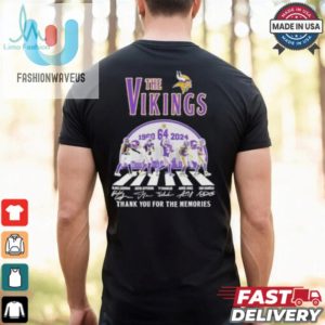 The Vikings Football Abbey Road 64 Years 1960 2024 Thank You For The Memories Signatures Shirt fashionwaveus 1 2