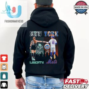 Sabrina Ionescu New York Liberty X Francisco Lindor New York Mets Shirt fashionwaveus 1 1