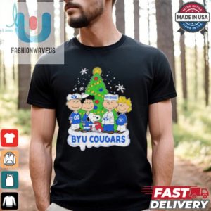 Peanuts Characters X Byu Cougars Christmas Shirt fashionwaveus 1 3