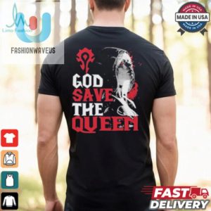 World Of Warcraft God Save The Queen Sylvanas Windrunner Shirt fashionwaveus 1 2