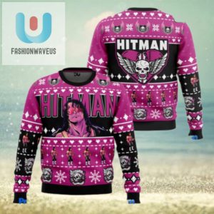 The Hitman Bret Hart Wrestler Ugly Christmas Sweater fashionwaveus 1 1