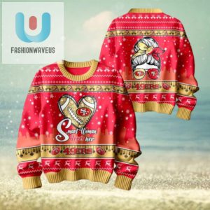 Smart Woman Loves Her San Francisco 49Ers Christmas Holiday Sweater1 fashionwaveus 1 1