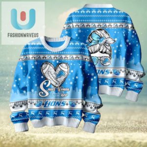 Smart Woman Loves Her Detroit Lions Christmas Holiday Sweater1 fashionwaveus 1 1