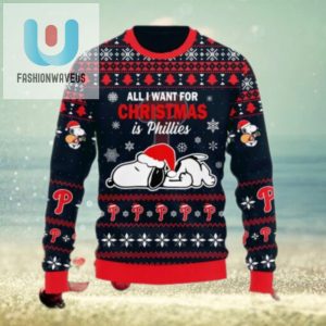 Philadelphia Phillies Snoopy Mlb Ugly Christmas Sweater fashionwaveus 1 1