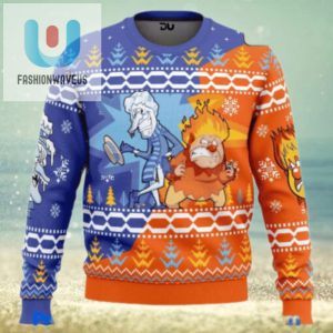 Heat And Snow Miser Ugly Christmas Sweaters fashionwaveus 1 1