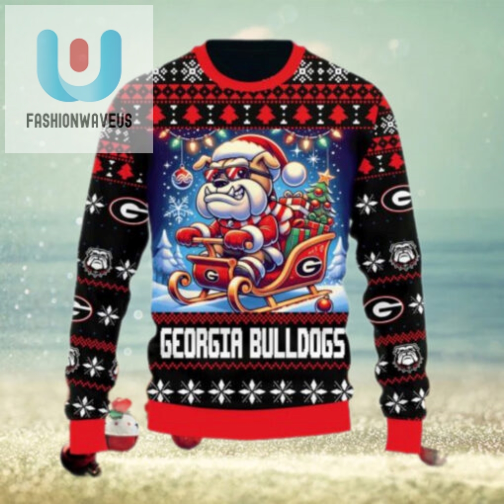 Georgia Bulldogs Football Ncaa Ugly Christmas Sweater 