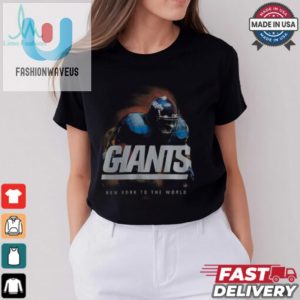 Kith Nfl New York Giants Vintage Tee In Nocturnal Blue Shirt fashionwaveus 1 2