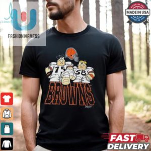 1992 Hanna Barbera The Flintstones Cleveland Browns T Shirt fashionwaveus 1 1