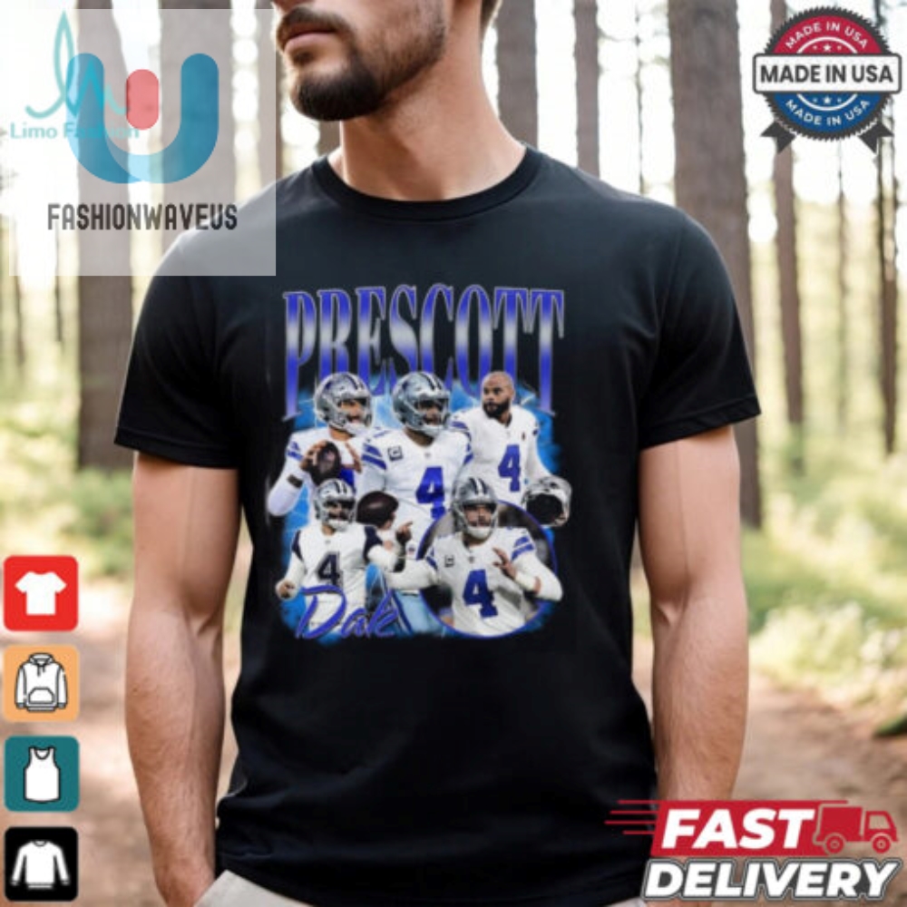 Vintage 90S Graphic Style Dak Prescott Shirt 