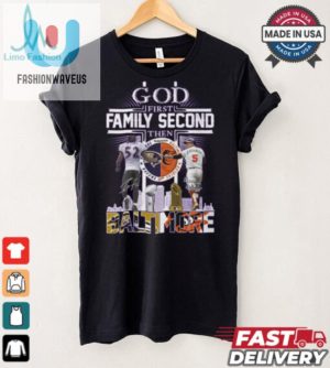 God First Family Second Then Baltimore Ravens X Baltimore Orioles Signature Unisex T Shirt fashionwaveus 1 2