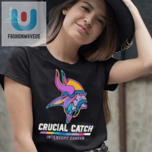 Design Minnesota Vikings 2024 Crucial Catch Intercept Cancer Awareness T Shirt fashionwaveus 1 3