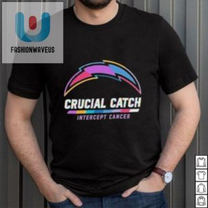 Design Los Angeles Chargers 2024 Crucial Catch Intercept Cancer Awareness T Shirt fashionwaveus 1 2