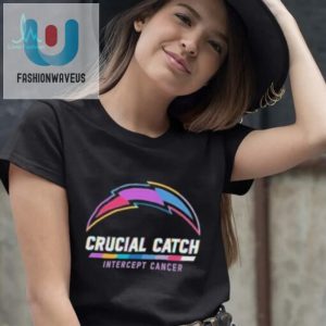 Design Los Angeles Chargers 2024 Crucial Catch Intercept Cancer Awareness T Shirt fashionwaveus 1 3