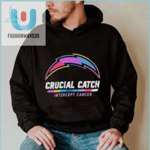 Design Los Angeles Chargers 2024 Crucial Catch Intercept Cancer Awareness T Shirt fashionwaveus 1 4